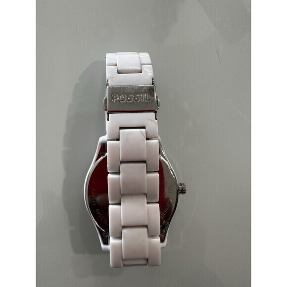 Sparkling Women's Fossil ES-2540 Triple Dial Watch‎ Wr50 Stylish Needs Battery - Picture 3 of 6